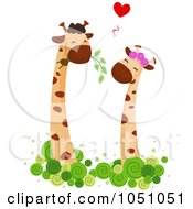 Poster, Art Print Of Giraffe Couple - 5