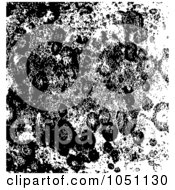 Royalty Free Vector Clip Art Illustration Of A Black And White Texture 13