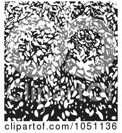 Royalty Free Vector Clip Art Illustration Of A Black And White Texture 15 by Cherie Reve