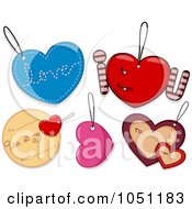 Poster, Art Print Of Digital Collage Of Valentines Day Tags - 2