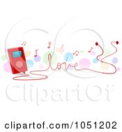 Poster, Art Print Of Mp3 Player Playing Love Songs