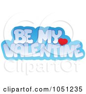 Poster, Art Print Of Be My Valentine Greeting