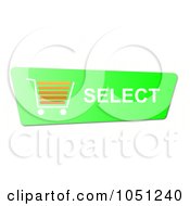 Green And Orange Select Shopping Cart Button
