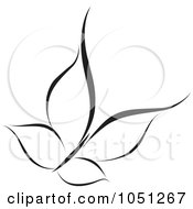 Royalty Free Vector Clip Art Illustration Of A Black And White Butterfly Logo 4