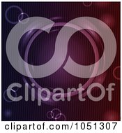 Poster, Art Print Of Background Of An Abstract Metallic Circle In Purple And Red