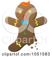 Poster, Art Print Of Bitten Gingerbread Man