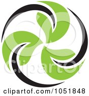 Royalty Free Vector Clip Art Illustration Of A Seedling Plant Ecology Logo 23