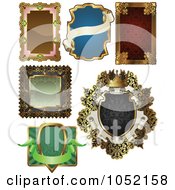 Poster, Art Print Of Digital Collage Of Antique And Retro Styled Ornate Frame Designs - 2