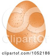 Poster, Art Print Of 3d Speckled Orange Easter Egg