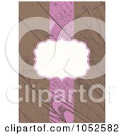 Poster, Art Print Of Wooden Invitation Background With Copyspace - 1