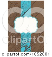 Poster, Art Print Of Wooden Invitation Background With Copyspace - 6