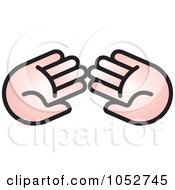 Poster, Art Print Of Two Pink Hands