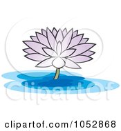 Poster, Art Print Of Purple Water Lily