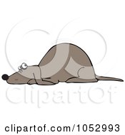 Royalty Free Vector Clip Art Illustration Of A Scared Dog Quivering