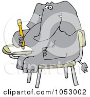 Poster, Art Print Of Elephant Student