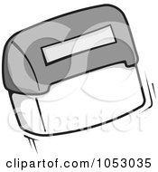 Royalty Free Vector Clip Art Illustration Of A Flip Rubber Stamp by Any Vector