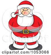 Poster, Art Print Of Cartoon Santa