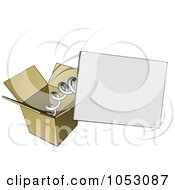 Poster, Art Print Of Springy Sign Popping Out Of A Box