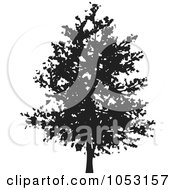 Poster, Art Print Of Black Tree Silhouette - 3
