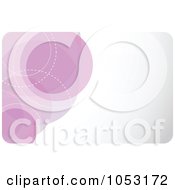 Royalty Free Vector Clip Art Illustration Of A Purple Circle Gift Card Or Background Design