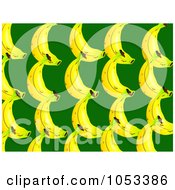 Poster, Art Print Of Background Pattern Of Bananas - 1