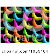 Poster, Art Print Of Background Pattern Of Colorful Bananas