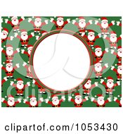 Poster, Art Print Of Santa Frame With White Space