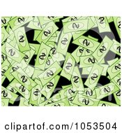 Poster, Art Print Of Background Pattern Of Money