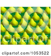 Poster, Art Print Of Background Pattern Of Pears - 2