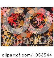 Poster, Art Print Of Background Pattern Of Splatters - 4