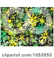 Poster, Art Print Of Background Pattern Of Splatters - 5