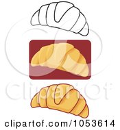 Poster, Art Print Of Digital Collage Of Croissants