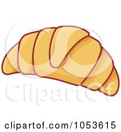 Royalty Free Vector Clip Art Illustration Of A Croissant