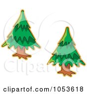 Poster, Art Print Of Digital Collage Of Christmas Tree Stickers