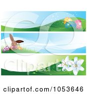 Digital Collage Of Easter Website Banners