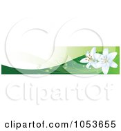 Poster, Art Print Of Easter Lilies On Hills Website Banner