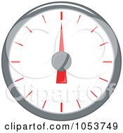 Royalty Free Vector Clip Art Illustration Of A Speedometer by patrimonio