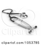 Royalty Free 3d Clip Art Illustration Of A 3d Stethoscope