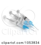 Royalty Free 3d Clip Art Illustration Of 3d Syringes