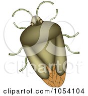 Royalty Free Vector Clip Art Illustration Of A Beetle by vectorace