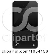 Poster, Art Print Of 3d Black Cell Phone