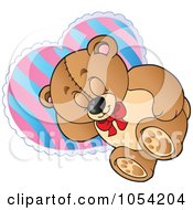 Poster, Art Print Of Napping Teddy Bear