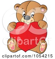 Poster, Art Print Of Teddy Bear With A Heart