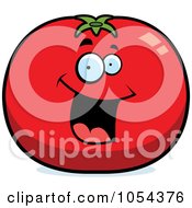 Poster, Art Print Of Happy Tomato Character