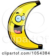 Happy Banana Character