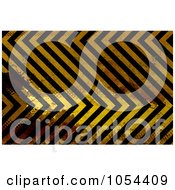 Royalty Free Clip Art Illustration Of A Splattered Grungy Hazard Stripes Background