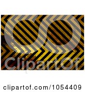 Poster, Art Print Of Splattered Grungy Hazard Stripes Background