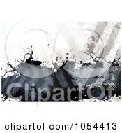 Poster, Art Print Of Grungy Hazard Stripes Background