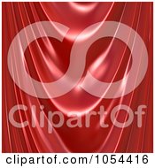 Royalty Free Clip Art Illustration Of A Red Velvet Drapery