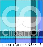 Poster, Art Print Of Blue Plaid Background